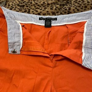 Orange capris inseam 22” size 14